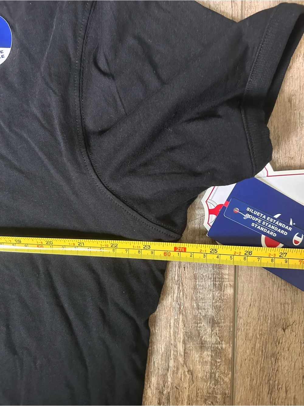 Champion Gridiron Reversible T-Shirt Black & Light Gray Men’s Size Large - Picture 3 of 8